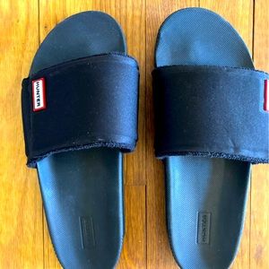 Hunter Velcro slides NWOB